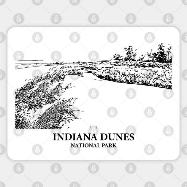 Indiana Dunes National Park Sticker by Lakeric